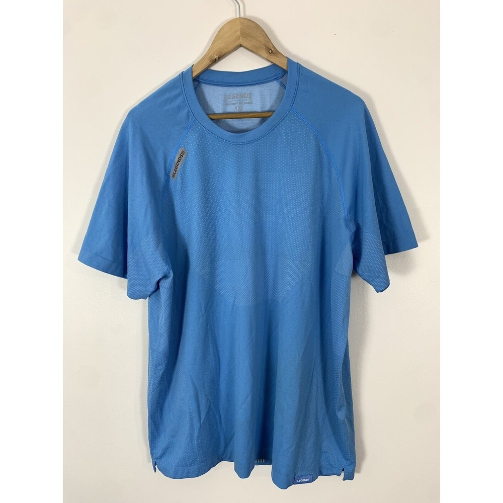 Legends T Shirt Mens XXL Blue Enzo Tee Work Hard Stay Humble Gym Training